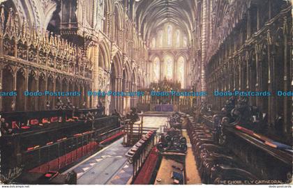 R644578 Ely Cathedral. The Choir. Ely. Tuck. Oilette. 7228. 1905