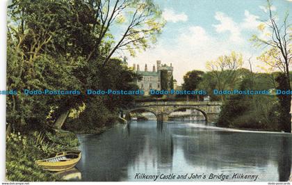 R648845 Kilkenny Castle and John Bridge Kilkenny. W. Lawrence