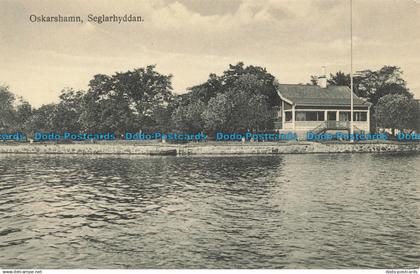 R661671 Oskarshamn. Seglarhyddan. Axel Melchiors Bokhandel