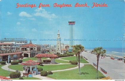 R682692 Florida. Greetings from Daytona Beach. Beautiful Daytona Beach and Ocean