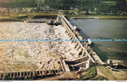 R683542 Aerial View of Bonneville Dam. Kodachrome. Mike Roberts