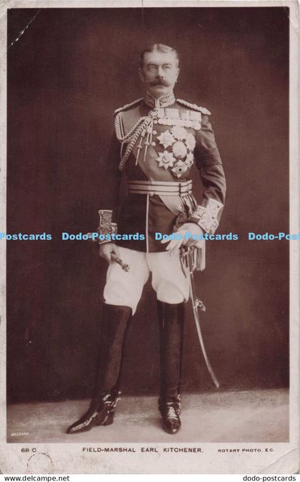 R690304 Field Marshal Earl Kitchener. Rotary Photo. RP