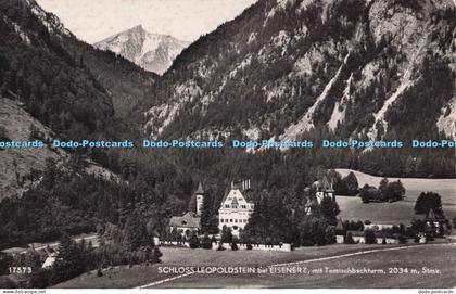 R694787 Schloss Leopoldstein bei Eisenerz. mit Tamischbachturm. 2034 m. P. Leder