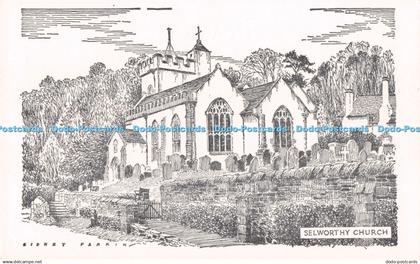 R726214 Selworthy Church Sidney Perrin