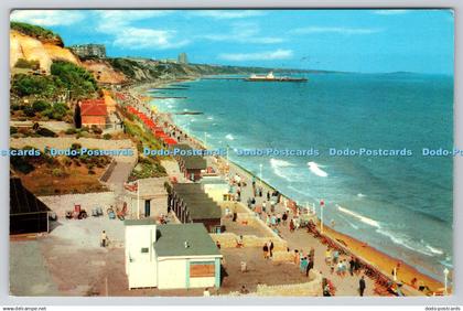 R738425 Bournemouth The Cliffs From Above Chine 1972