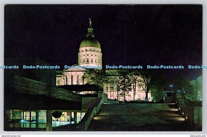 R741338 Atlanta Georgia Georgia State Capitol Building at Night Scenic South Car