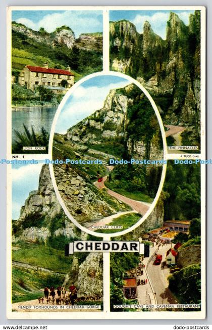 R750993 Cheddar Cheddar Cliffs Lion Rock The Pinnacles Raphael Tuck and Sons Ltd