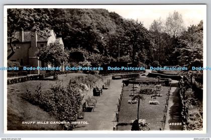 R756676 Bristol Snuff Mills Gardens Harvey Barton Bristol RP 1958