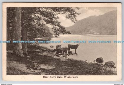 R760871 Windermere Near Ferry Nab PM Workington 1921