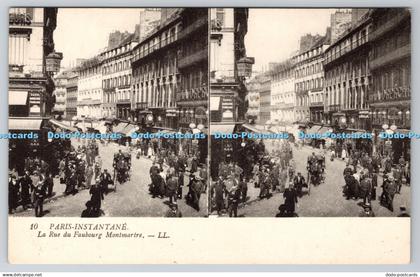 R774461 Paris Instantane La Rue du Faubourg Montmartre LL 10