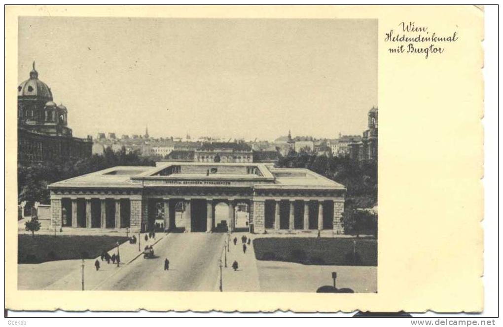 WENEN  /  WIEN  / VIENNE  HELDENDENKMAL MIT BURGTOR