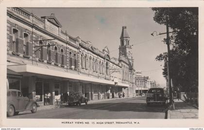 AUSTRALIA - Fremantle - High Street - Photo Postcard 1953