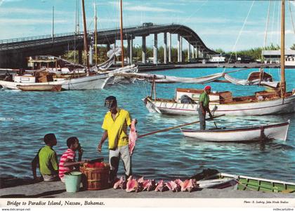 BAHAMAS - Bridge to Paradise Island, Nassau 1986