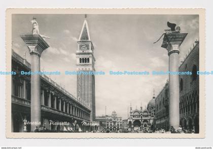 C010222 Venezia. Piazzetta S. Marco. Venice. Little Place Saint Marcus. S. B. V.