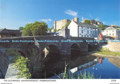 D000550 The Old Bridge. Haverfordwest. Pembrokeshire. Pembrokeshire Eye Postcard