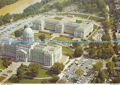 D003011 Aerial of State Capitol and Annex. Frankfort. Kentucky. Kentucky Dept. o