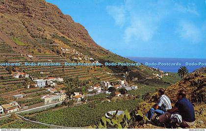 D009607 Hermigua. Gomera. Partial View. Spain. Garcia Y Correa