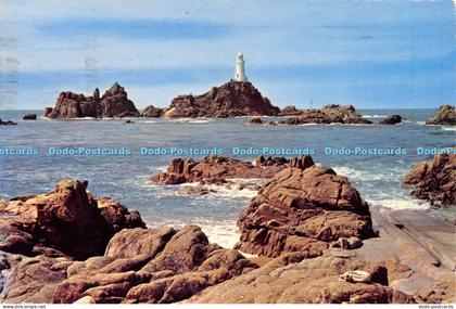 D025946 La Corbiere Lighthouse. Jersey. 1963