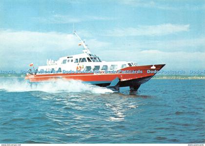 D037091 Red Funnel Shearwater 4 Hydrofoil. J. Arthur Dixon. A Dickinson Robinson