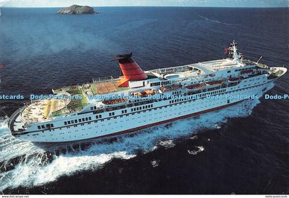 D038054 Cunard Princess Registered in the Bahamas. 1989