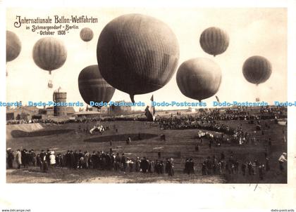 D038483 Internationale Ballon Wettfahrten. in Schmargendorf Berlin. Sammlung Eic