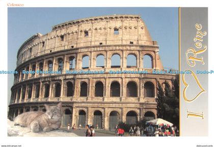 D044346 Roma. The Colosseum. Postcard