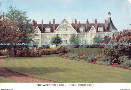 D044488 Droitwich. The Worcestershire Hotel. Postcard