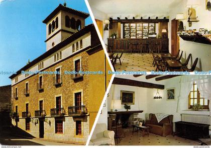 D048037 Hotel Santa Ana. Darnius. Gerona. A. Zerkowitz. Multi View. 1973