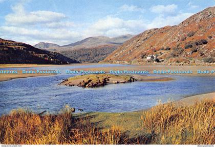 D048328 Merionethshire. Dwyryd River in Vale of Ffestiniog. A view in the Snowdo