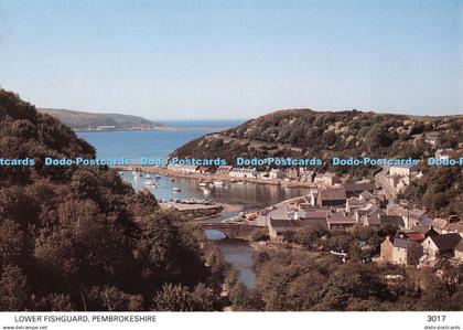 D091303 Lower Fishguard. Pembrokeshire. 3017. Pembrokeshire Eye. Plaindealings.