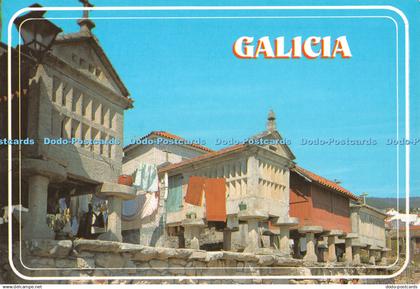 D094365 968. Galicia. Horreos. Arribas