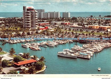 D103178 Fort Lauderdale Marina. E. Ludwig. Hinde. 1978. Florida. Fla. Natural Co