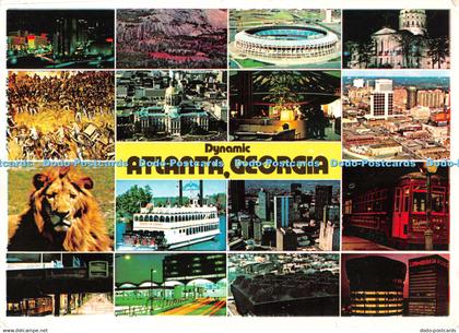 D113040 Dynamic. Atlanta. Georgia. Atlanta News Agency. Plastichrome. Multi View