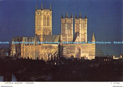 D118936 Lincoln Minster. Evening. C3734X. Judges. Lincoln Minster Shop