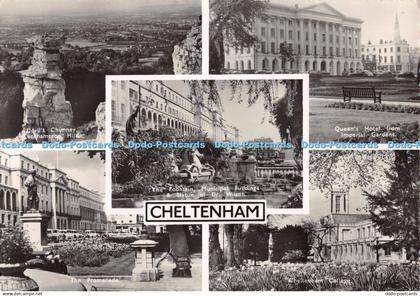 D119158 Cheltenham. Queen Hotel from Imperial Gardens. Cheltenham College. M. an