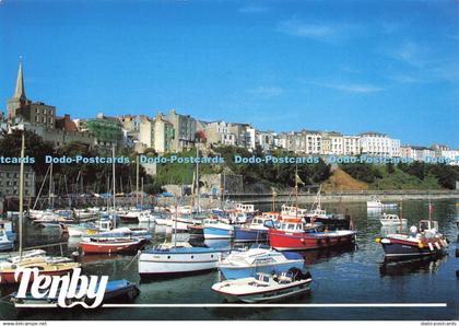 D146310 Tenby. Pembrokeshire. Pembrokeshire Eye. Haven Colourprint