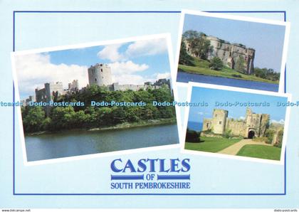 D166034 Castles of South Pembrokeshire. Carew Castle. Pembrokeshire Eye Postcard