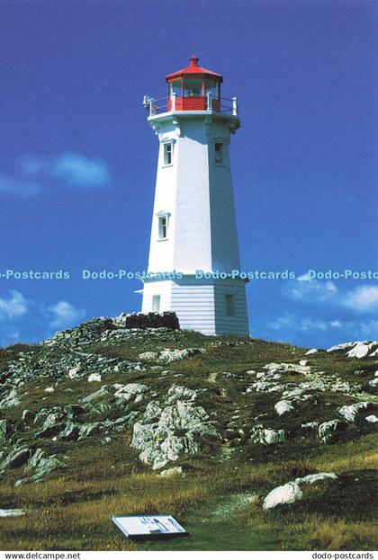 D167764 N. S. Lighthouse at Louisbourg. Cape Breton. City Printers. Cape Breton