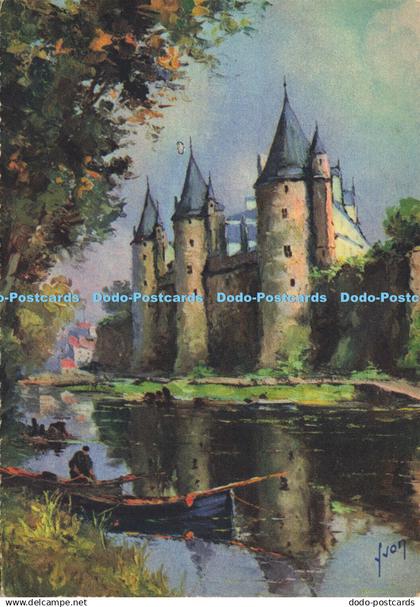 D167836 Josselin. Morbihan. Les Bords de l Oust et le Chateau. Yvon