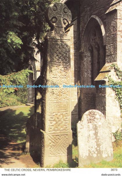 D173983 Pembrokeshire. The Celtic Cross. Nevern. Pembrokeshire Eye Postcards. Ha