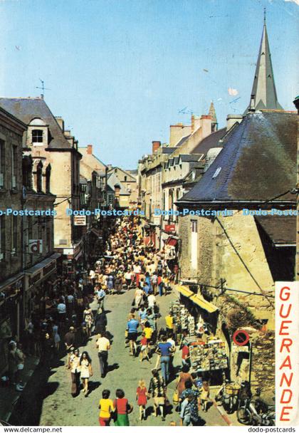 D174007 Guerande. La Rue St. Michel Rue Pietonne. C. A. P. Chilly Mazarin. 1975