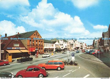 D178737 Bredstedt. Nordfriesland. Markt mit Osterstrasse. Schoning. Gebruder Sch