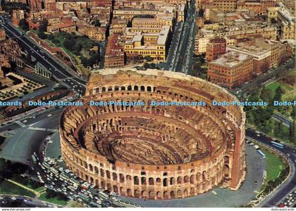 D178883 Roma. The Colosseum. Aerial View. Kodak Ektachrome