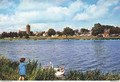 D180068 Kirkcudbrightshire. Castle Douglas. Carlingwark Loch. J. Arthur Dixon. 1