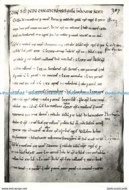 D184977 University of Exeter. Exeter Cathedral Library. Exon. Domesday. The Surv