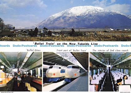 D188849 Bullet Train on the New Tokaido Line. Buffet Diner. Front Part of Bullet