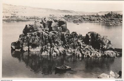 EGYPT - Assuan Aswan, View, Real Photo Postcard