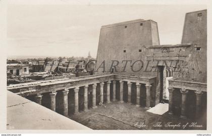 EGYPT - Edfou, The Temple of Horus, Photo Postcard