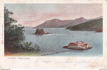 GREECE - Corfou, Ponti Conissi 1905