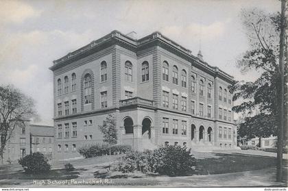 PC08485 High School. Pawtucket. R. I. Rotograph. No D 22582